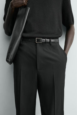 PANTAL?N STRAIGHT FIT CONFORT / Negro - Zara фото 5