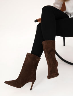 Kahverengi Topuklu Deri Bot - Pierre cardin фото 4