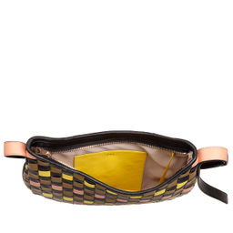 Итальянская женская наплечная кожаная сумка DuDu серии Hispani | мультиколор - Dudubags фото 4