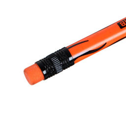 Цена за 12 шт. Карандаш чернографитный, твёрдость НВ, «Пламя» с ластиком, в тубе, корпус МИКС, штрихкод на штуке