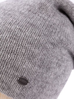 Шапка жен. шерсть+акр LB-A53010 grey - Labbra фото 3