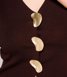 Жилет #КТ31050, шоколадный - Dommod фото 5