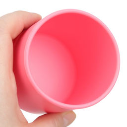 Стакан детский силиконовый Крошка Я, 7,1х7,2см, розовый  фото 3