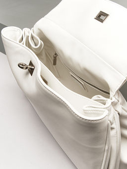 LACCOMA сумка TH1287-белый натуральная кожа  фото 10