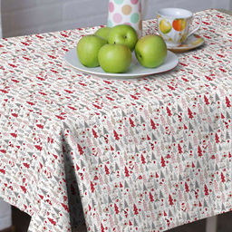 Набор подарочный - Снежные забавы Скатерть 200*145 - 1шт., Полотенце 45*60 - 3шт.