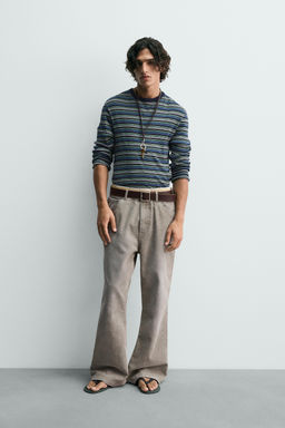 LIMITED EDITION FLARE FIT CORDUROY TROUSERS - Zara фото 11