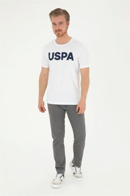 Мужская белая базовая футболка Неожиданная скидка в корзине - U.s. polo assn фото 4