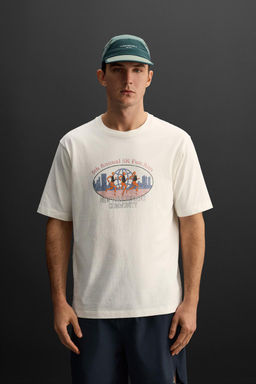 RUNNING GRAPHIC PRINT T-SHIRT - Zara фото 10