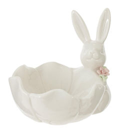 Конфетница "Заяц", L15,5 W6,5 H13,5 см