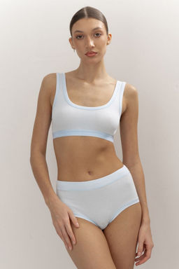ALMANDO MELADO Трусы женские База MAXI SLIP Цвет:светло-голубой  фото 4