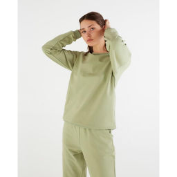 Костюм женский (свитшот, брюки) MINAKU: Casual Collection, размер 50, цвет фисташковый