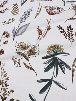 Перкаль Сентябрь - крупные веточки, (комп), ш.2.2м, хлопок-100%,115гр/м.кв