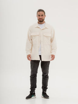 318 Рубашка из флиса, молочный