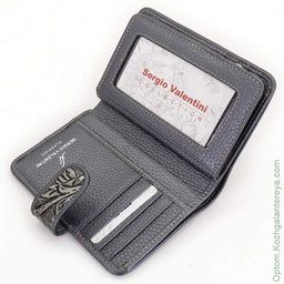 Маленький женский кожаный кошелек Sergio Valentini СВ 8064-001  фото 3