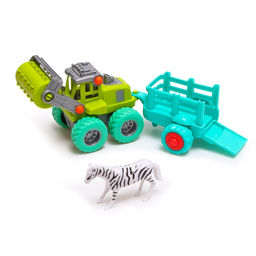 Экскаватор инерционный Майк, с прицепом, МИКС - Simaland фото 4