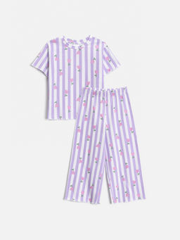 ACOOLA / Пижама детская для девочек Pelino лавандовый  фото 3