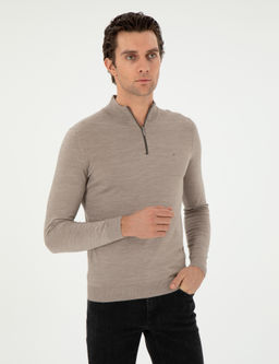 Базовый свитер стандартного кроя из норки