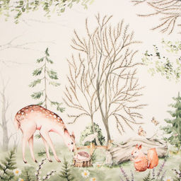 Скатерть Этель Лесная сказка, 148х183 +/-2 см с ГМВО, саржа, хлопок, 190г/м2  фото 10