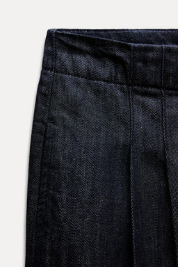 ZW COLLECTION TAPERED MID-RISE JEANS - Zara фото 4