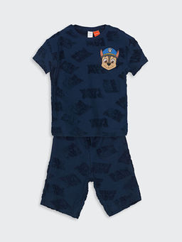 Paw Patrol Bask?l? Erkek ?ocuk Ti??rt ve ?ort 2li