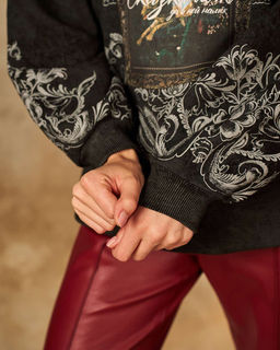 Свитшот из футера варёнка с принтом Сказка SFS001 - Sahar art lab фото 5