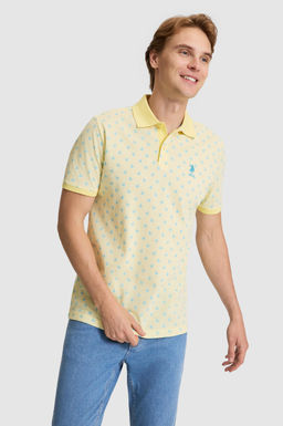 Erkek A__k Sar_ Regular Fit Polo Yaka Ti__rt