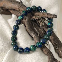 Браслет из Азурмалахита 18,5 см