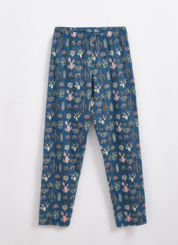 DEA MIA БРЮКИ ЖЕНСКИЕ 5301 TROUSERS (пижамные с рисунком) ДЖИНС