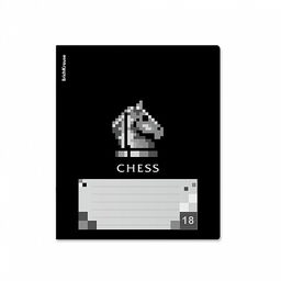 Цена за 10 шт. Тетрадь школьная ученическая ErichKrause Chess Player, 18 листов, линейка, выборочный УФ-лак (в плёнке по 10 шт.)_MIX-PACK  фото 4