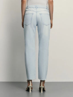 Джинсы straight укороченные / Zarina  фото 9