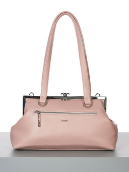 LACCOMA сумка Барбара-Л815-серо-розовый эко кожа хлопок