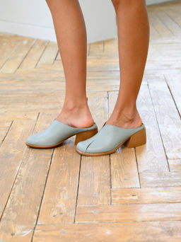 Сабо 5200.23663br.Авокадо лион+коричневый