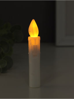 Цена за 6 шт. Светодиодная свеча, ночник LED RISALUX «Мини», 3×AG13, белый, 1.5×1.5×9 см