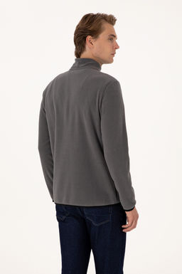 Erkek Gri Basic Sweatshirt Sepette S_rpriz _ndirim - U.s. polo assn фото 5