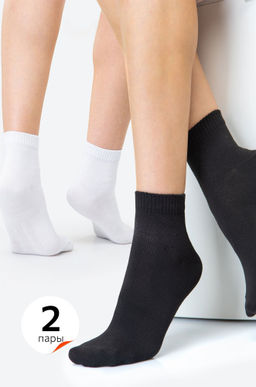 Носки укороченные с плотной резинкой 2 пары Happy Fox