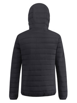 Куртка мужская стёганая с капюшоном с графеновой подкладкой черного цвета 9625_1Ch