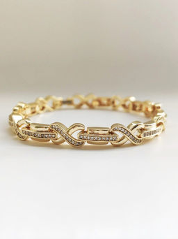 Браслет с цирконами