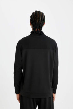 DeFactoFit Спортивная толстовка стандартного кроя с воротником-стойкой  фото 7