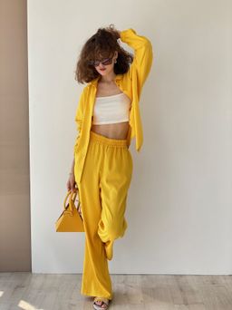 9406 Костюм летний в цвете шафран - Martichelli фото 2