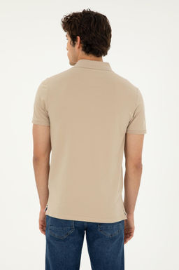 Мужская базовая футболка светло-хаки - U.s. polo assn фото 5