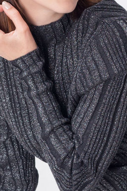 Джемпер с люрексом - Vilatte фото 4