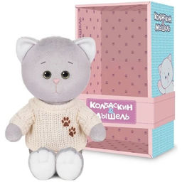 Мягкая игрушка Колбаскин&Мышель "Колбаскин в бежевом свитере" 20см (MT-MRT-KM-03202418-20) в инд. коробке