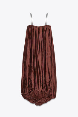 ZW COLLECTION MULTI-POSITION BALLOON DRESS - Zara фото 11