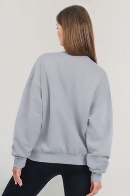Арт.15114 Свитшот женский оверсайз 42-48 (4 шт) Цвет:серый - Калинка фото 5