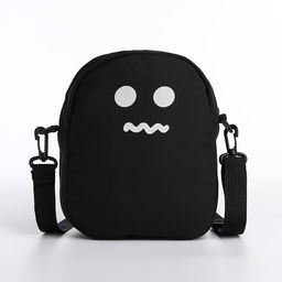 Сумка молодёжная на молнии, цвет чёрный