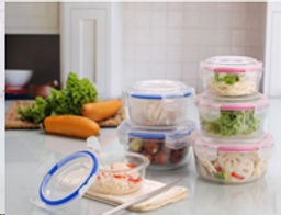 Контейнер круглый 860 мл, стекло / T203 /уп 24/ - Галеонтрейд фото 2