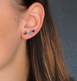 Серьги с куб.цирконием - Серебряные крылья фото 2