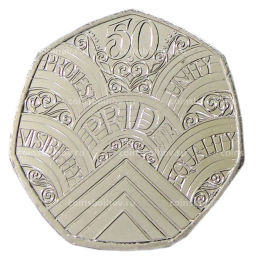 50 пенсов 2022 года Великобритания 50 лет декриминализации гомосексуализма в Великобритании