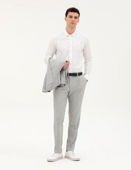 Beyaz Slim Fit Uzun Kollu G_mlek - Pierre cardin фото 4