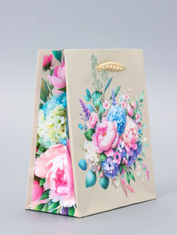 Цена за 4 шт. Пакет подарочный ламинированный Чудеса 11.5?14.5?6.5 см